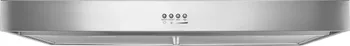 Front view of the Whirlpool WVU37UC4FS range hood 
